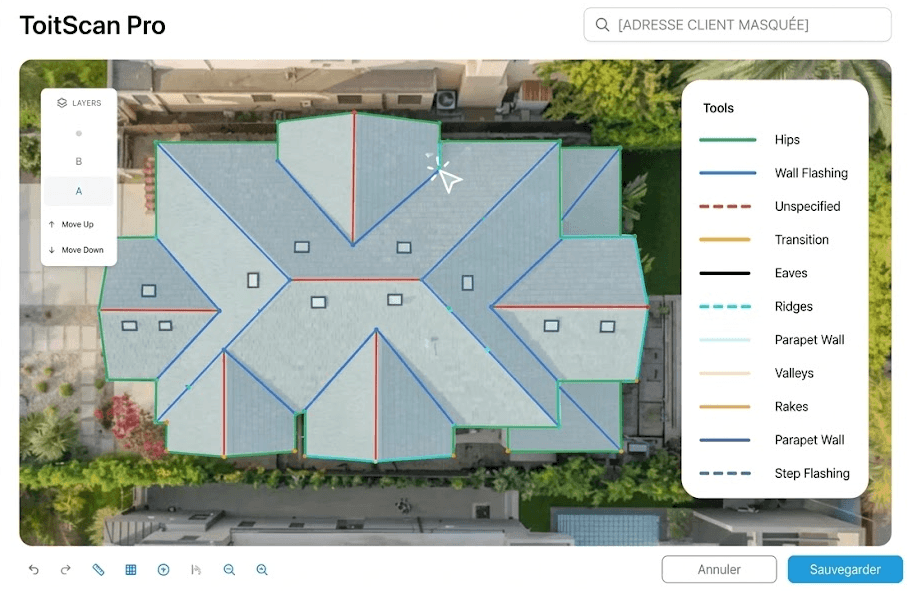 ToitScan Pro : chiffrage de toiture par imagerie satellite